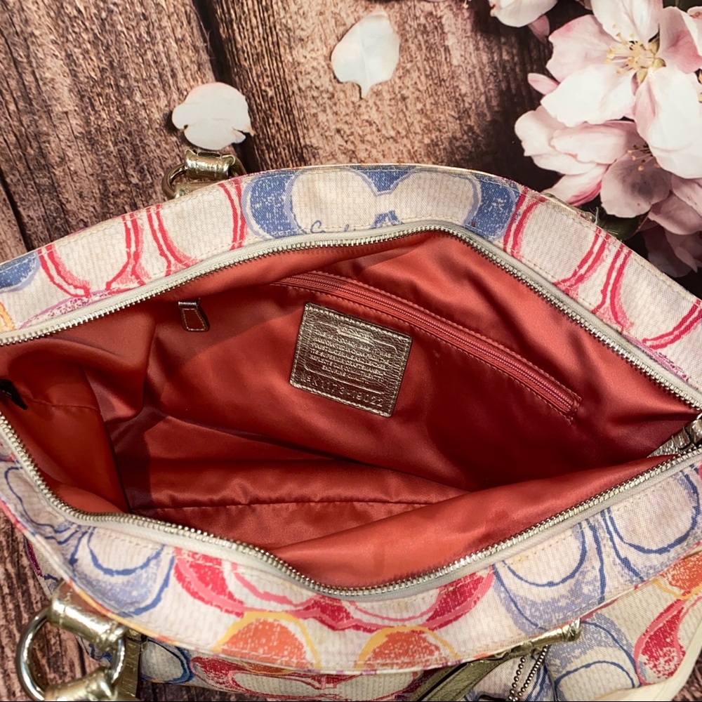 Coach Multi Color Messenger Handbag - Picture 3 of 5